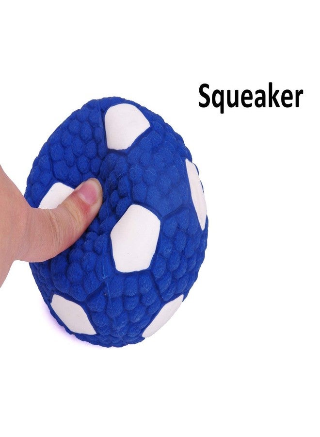 Pups&Pets لعبة كرة قدم للكلاب من Pups&Pets | لعبة مضغ تفاعلية تصدر أصواتًا مصنوعة من المطاط الطبيعي للكلاب الصغيرة والمتوسطة الحجم - Image 3